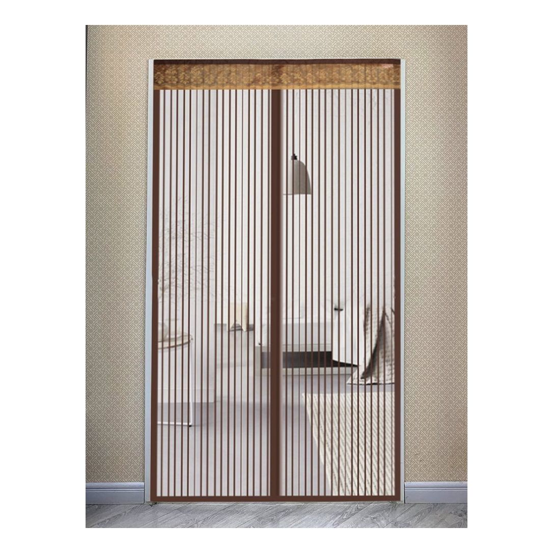 모기장 90x200cm 문 브라운 아트도어 스트라이프 - 상품 이미지