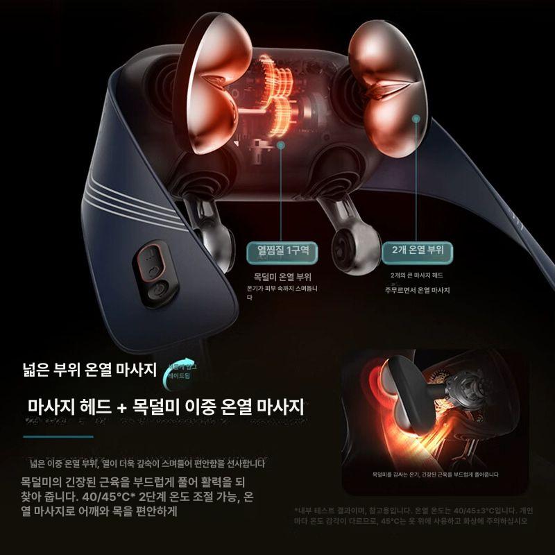 경추마사지기 흉벽 진동기 가래 석션 닥터키 버튼형 흡입기 빼는 딥블루-5203N - 상세 이미지 3