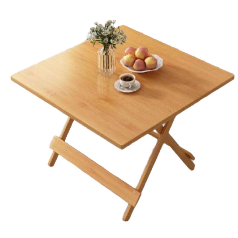 원목 접이식 식탁 거실 모던 이동식 공간활용 탁자 테이블 우드 원색-80x80cm(높이 60cm) - 상세 이미지 3