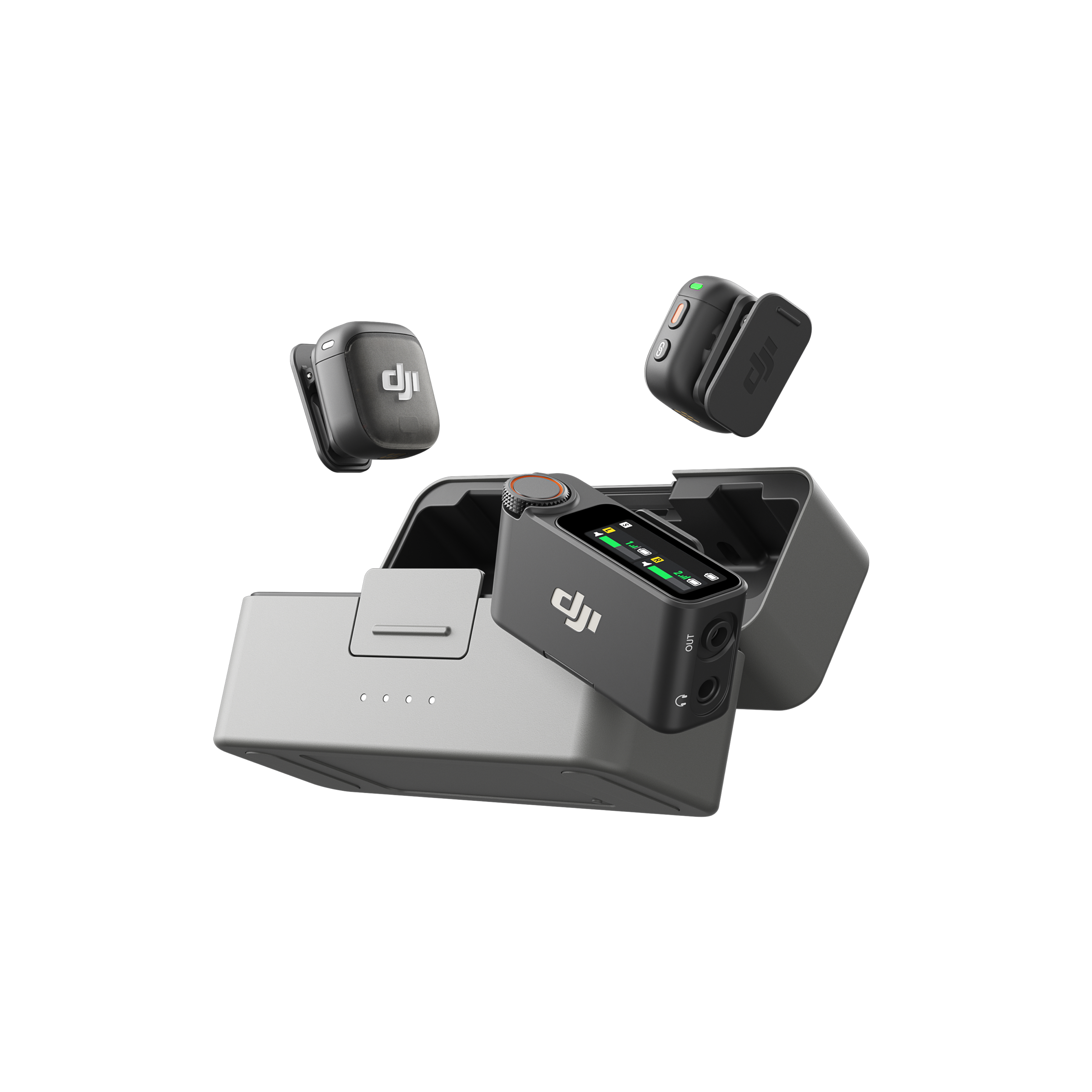 DJI Mic 3 (2 TX + 1 RX + 충전 케이스) +DJI Mic 시리즈 카메라 어댑터 - 상세 이미지 2
