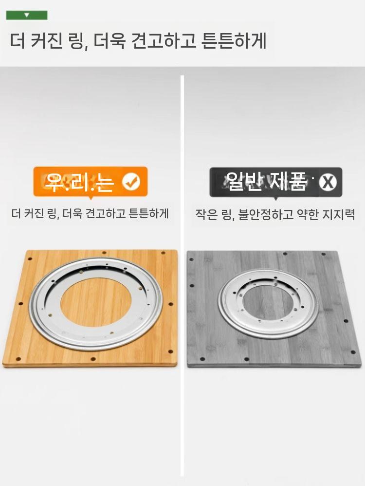 원목 회전 틈새 북타워 코너 책꽃이 6단 책장 회전식책장 높은 5위안 환급(사진제공) - 상세 이미지 4