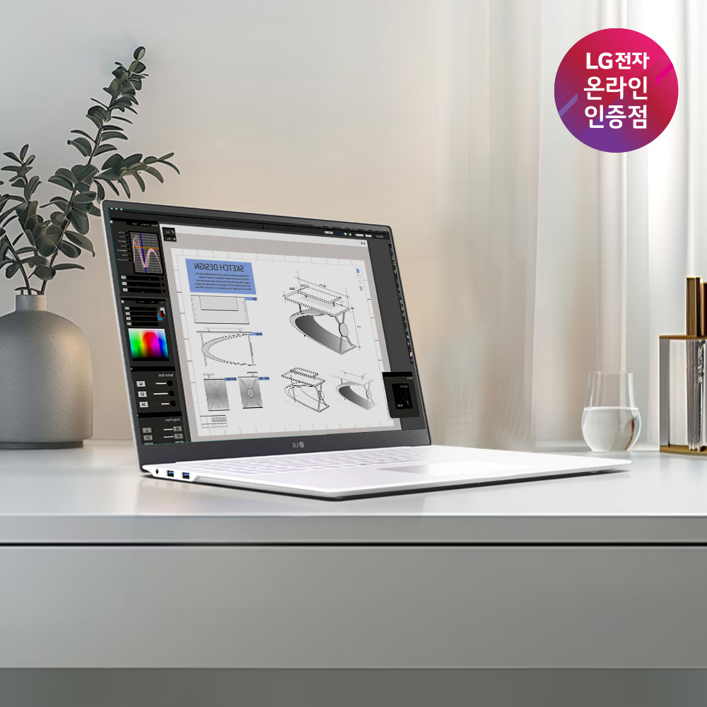 (134+윈도우반값)LG 초경량 그램14 노트북 14ZD90T-GX50K 16GB 512GB - 상품 이미지
