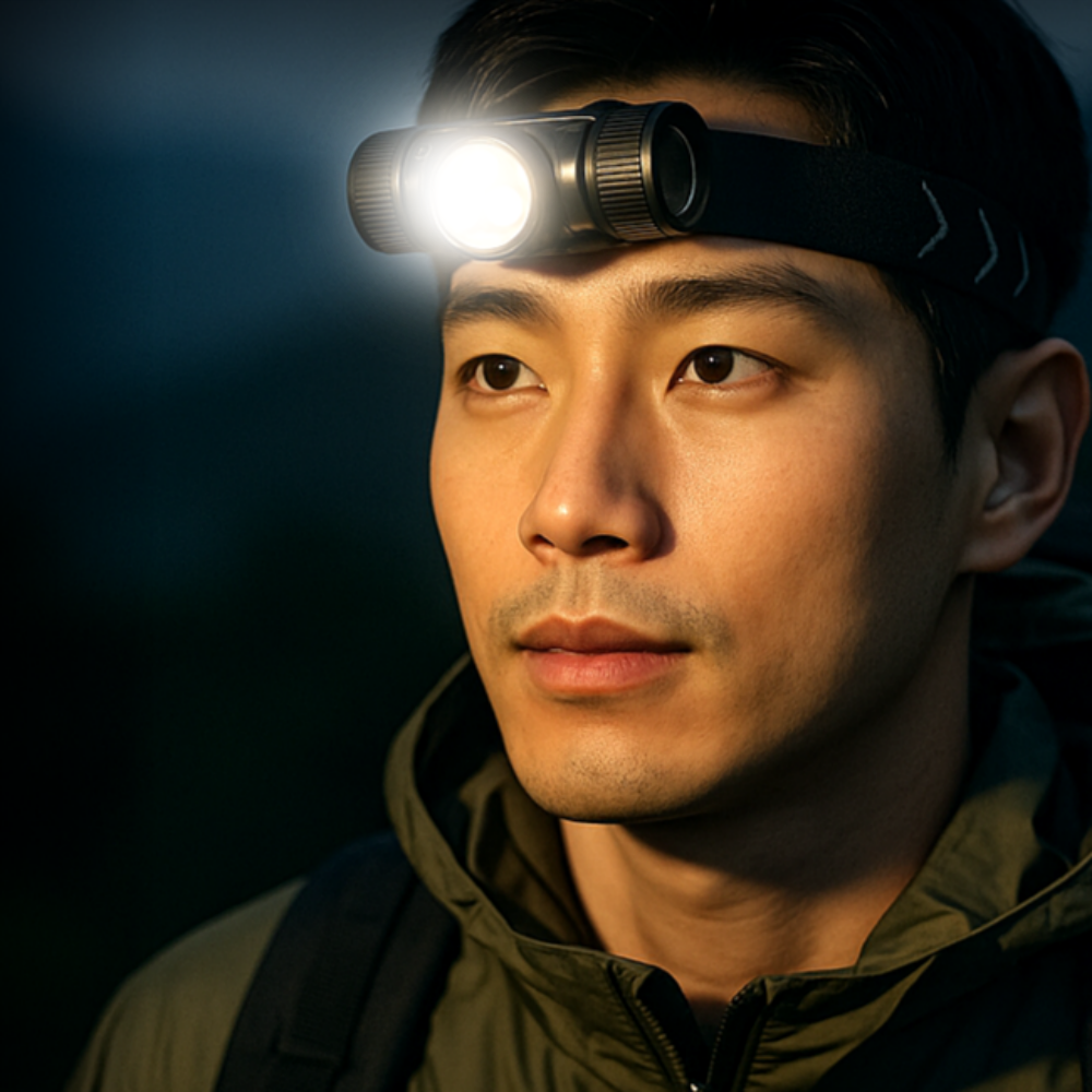 K5 LED 헤드랜턴 삼성LED 충전식 C타입 캠핑 등산용 작업용 머리 라이트 후레쉬 - 상세 이미지 4