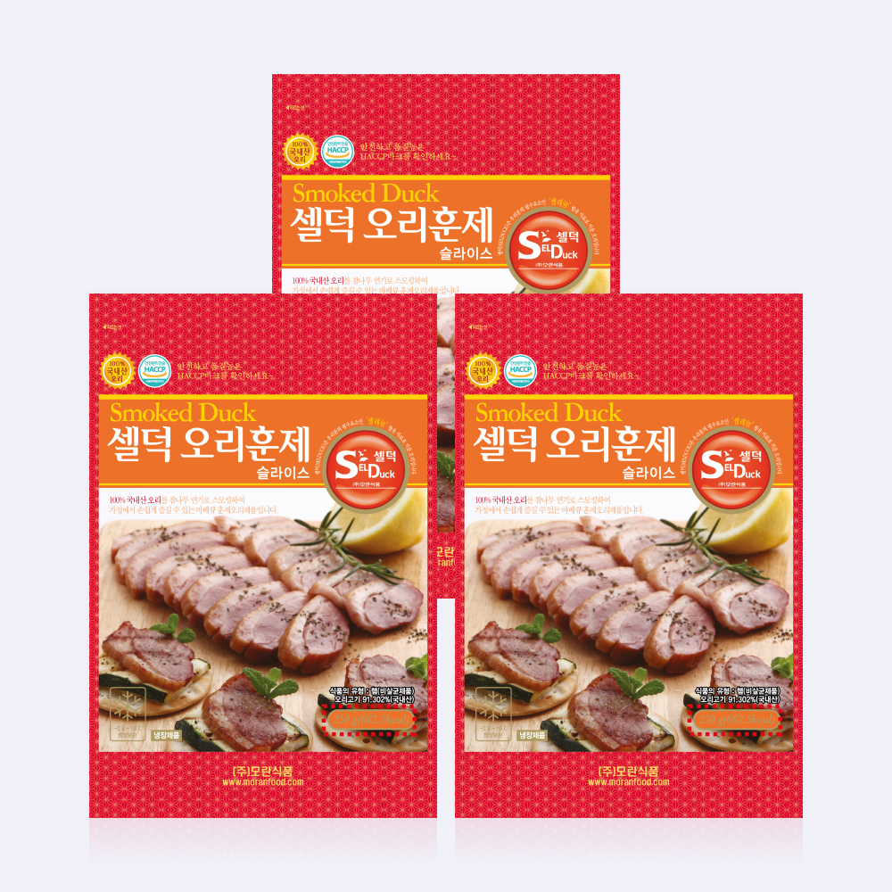 셀덕 오리훈제 슬라이스 250g-3팩 (총750g) - 상세 이미지 2