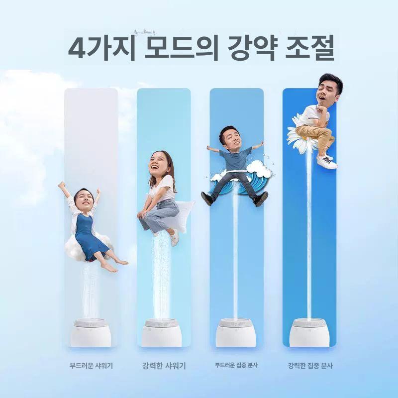 미니 세척기 무선 패트병 고압 충전식 청소기 가정용 무선청소기 무선세척기 주유애 그레이+내열 물병 유럽연합 CE - 상세 이미지 4