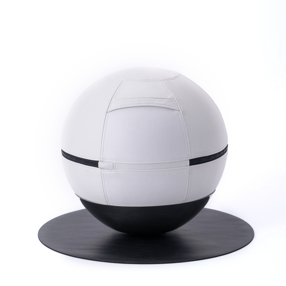 크웰 시팅볼 Amplus (650 White) 홈트기구 짐볼 요가볼 필라테스볼 자세교정 - 상품 이미지