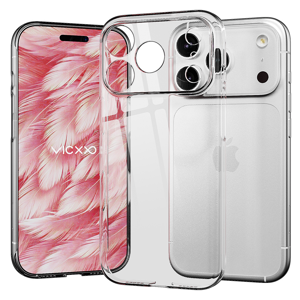 빅쏘 초슬림 변색없는 클리어 케이스 투명, 아이폰17 프로