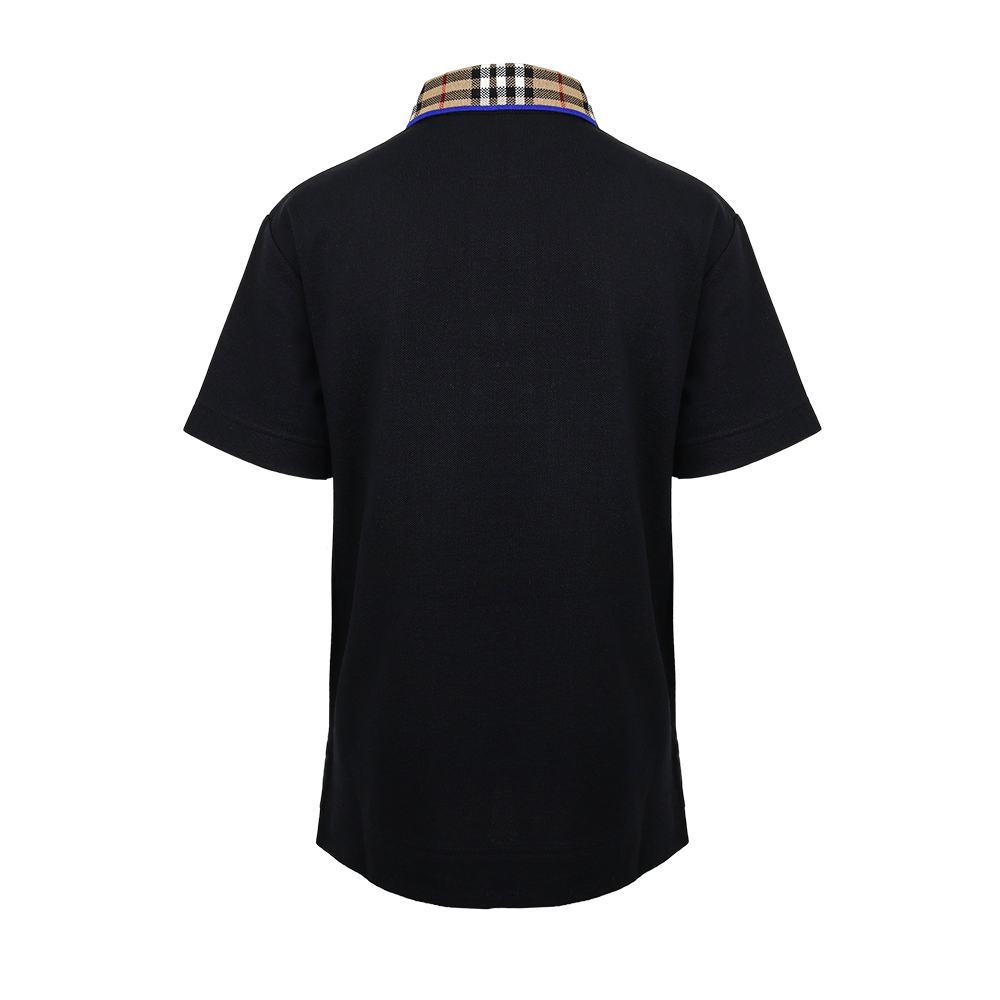 버버리 키즈 체크 카라 반팔티 (성인 착용 가능) 8078567 A1189 - 상세 이미지 2