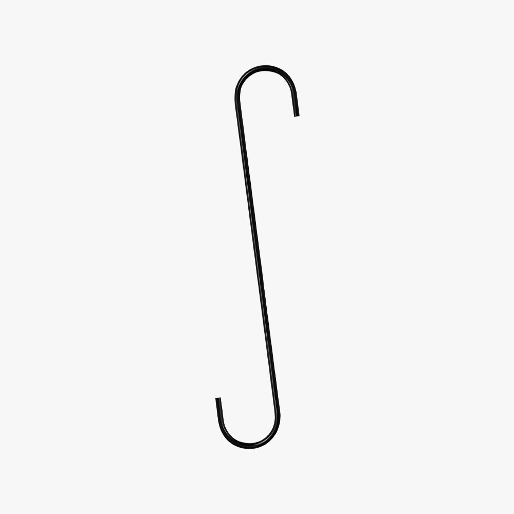 둥근 S고리 블랙 30cm - 메인 이미지