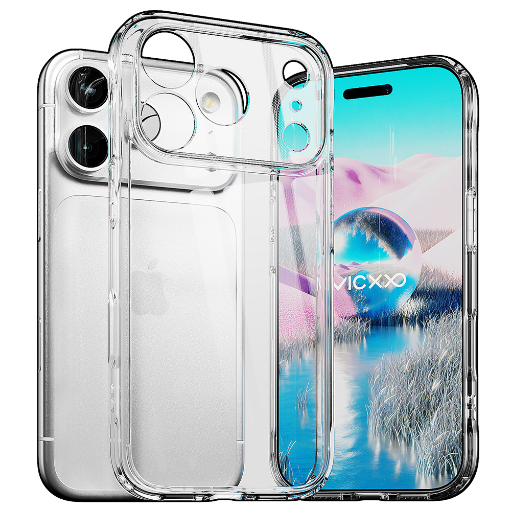 빅쏘 하드 범퍼 클리어 케이스 투명, 아이폰17 프로 맥스