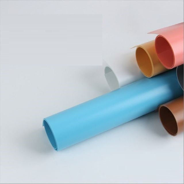 촬영 PVC 양면 무광 배경지 60x115cm Blue 사진 스튜 - 메인 이미지