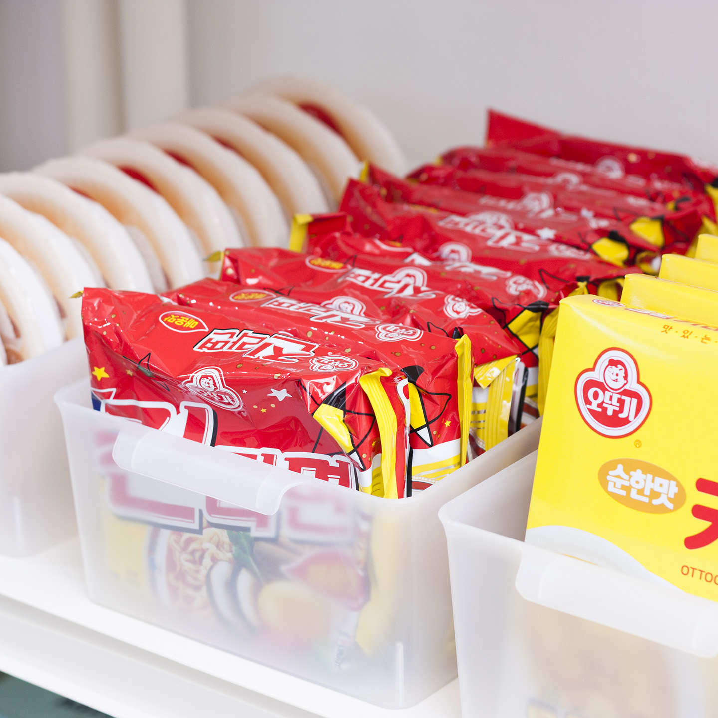 [2+2] 팬트리수납함 다용도 수납바구니 바스켓 소형