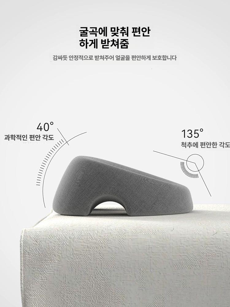 마사지샵 얼굴 베개 겸용 부드러운 구멍 경락 피부샵 신그레이-뷰티 베개 6-12cm - 상세 이미지 2