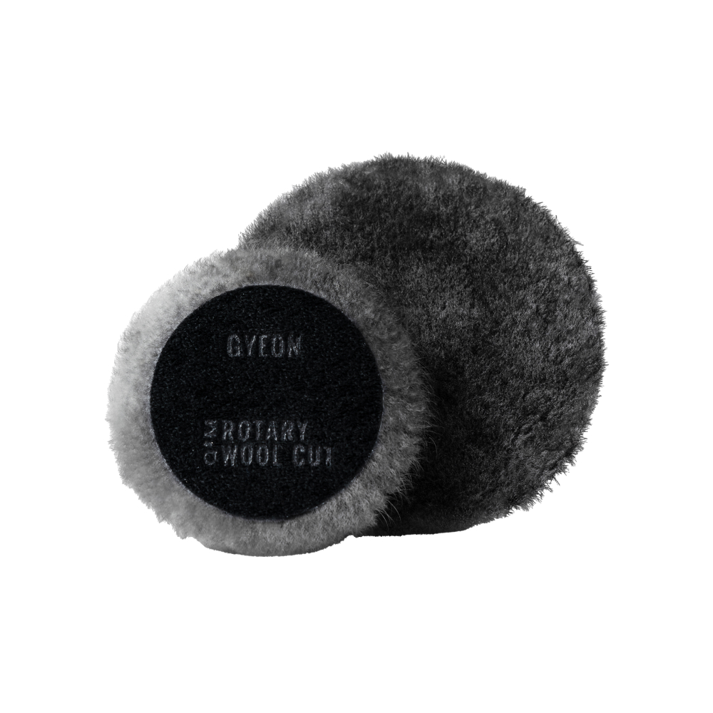 싱글 컷 울패드 80mm 프리미엄 메리노울 초벌 폴리싱 컴파운드 패드 - 메인 이미지