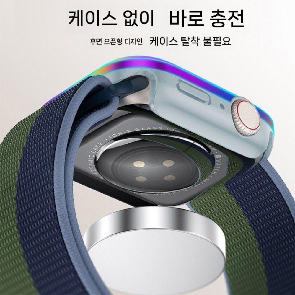 애플워치 10세대 울트라2 케이스 2컬러 액정 보호 하드 커버 - 상세 이미지 5