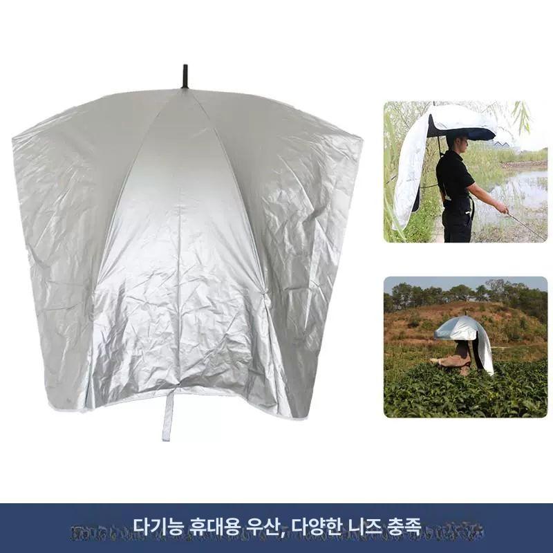 파라솔 모자 농사용 머리 야외 우산 가리개 여름모자 햇빛가리개모자 농사모자 햇빛차단모자 차폐 및 텍스트 인쇄가 없는 새로운 1m - 상세 이미지 4