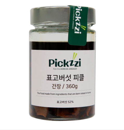 국내산 무농약 표고버섯 장아찌 피클 360g 간편 밑반찬 픽찌 - 상세 이미지 4