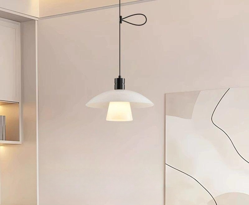 북유럽 식탁 천장 럭셔리 무드등 샹들리에 주방 펜던트등 1844-30cm 화이트-3색 - 상품 이미지