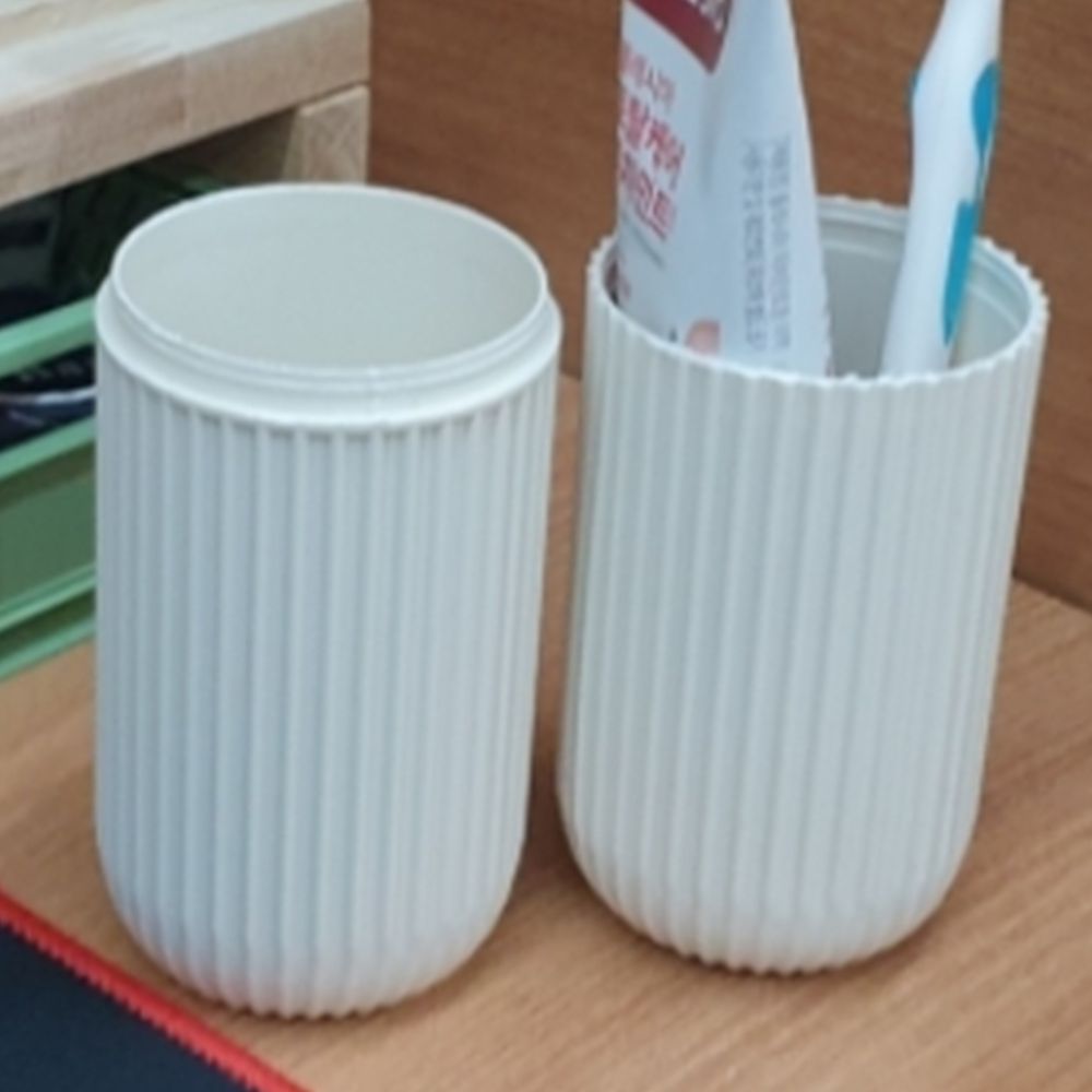 여행용양치컵 사무실 학교 휴대용칫솔꽂이 랜덤색상 - 메인 이미지