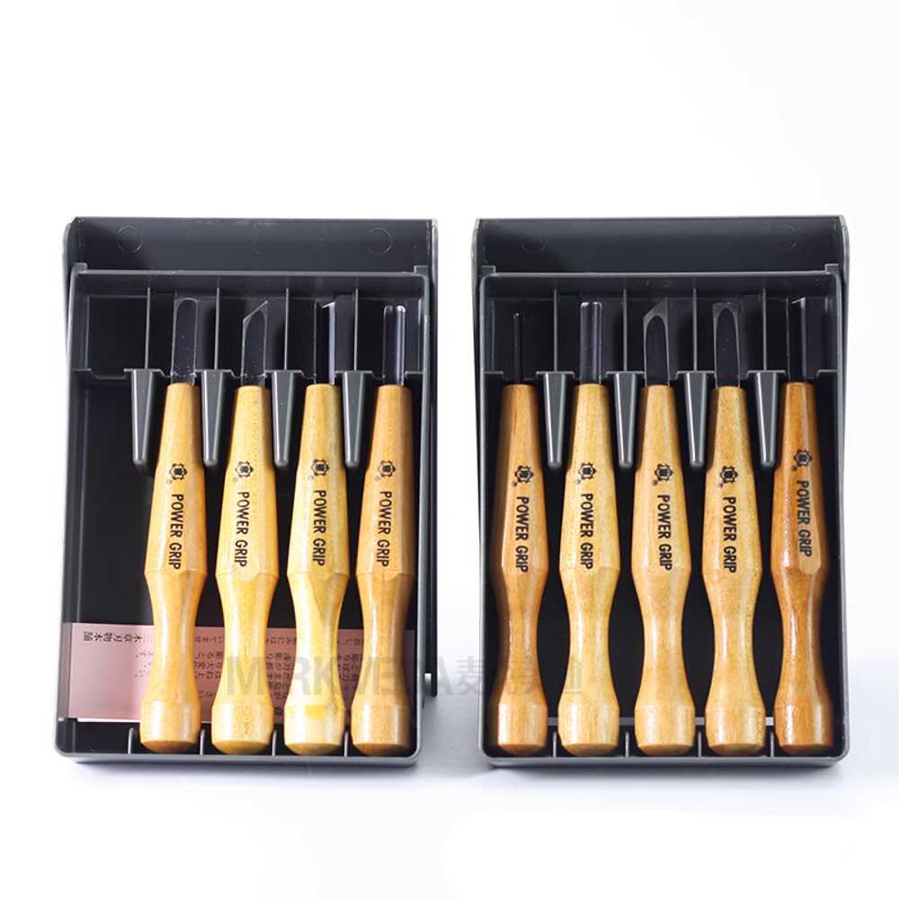 정밀 조각칼 세트 목공 예술 작업 다용도 공예 공구 손잡이 베벨 1.5mm - 상세 이미지 3