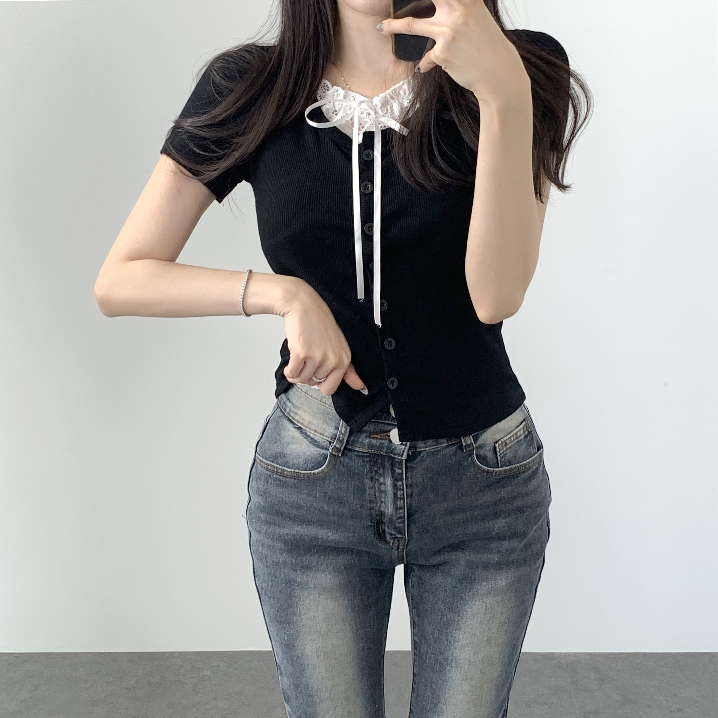 볼레로가디건 시스루 여름 니트 가디건