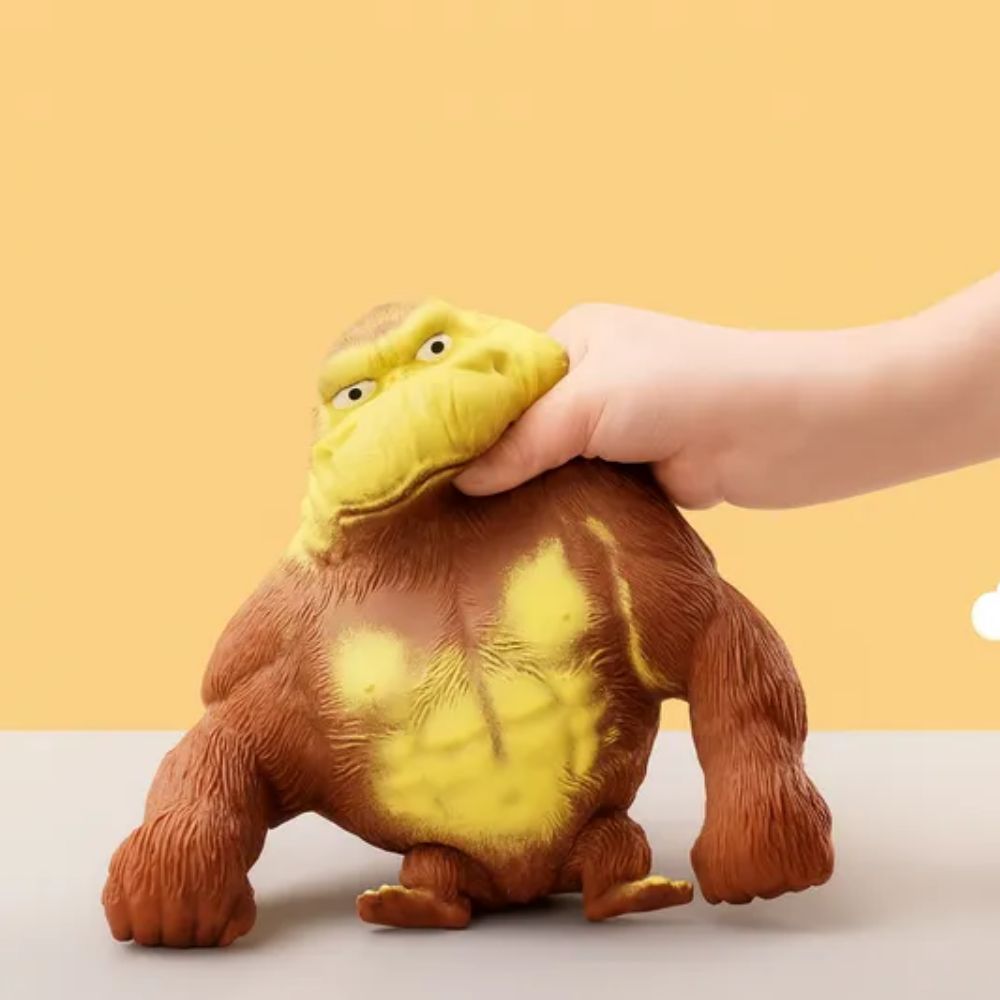 빌리네집 고릴라말랑이 인형 스트레스볼 해소 15cm 쭉쭉이 줘패인형 - 상세 이미지 5