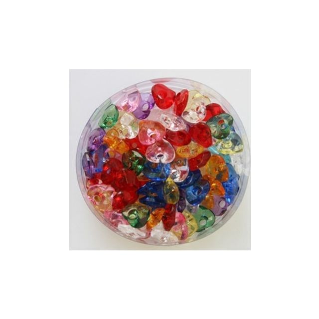 5000 크리스탈비즈20번/하트/1.6cm - 메인 이미지