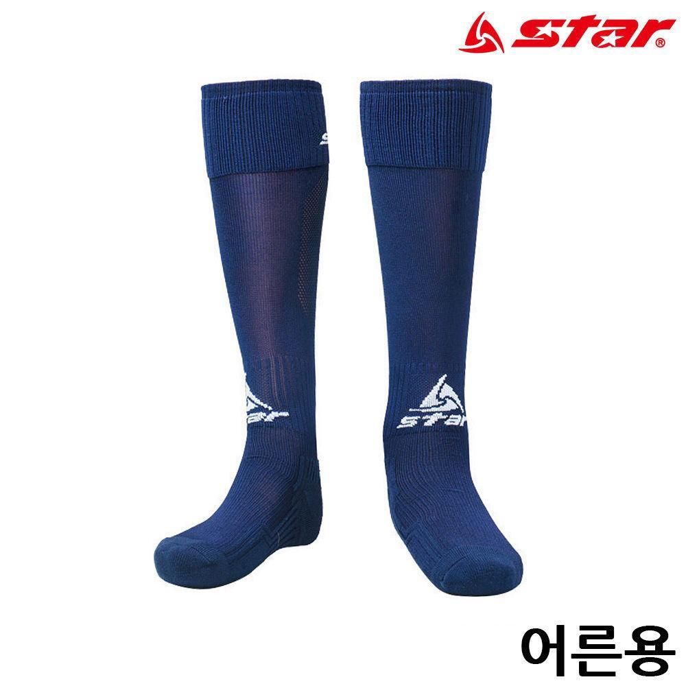 축구 스타킹 (어른용) (NAVY BLUE) (SO160S-47) - 메인 이미지