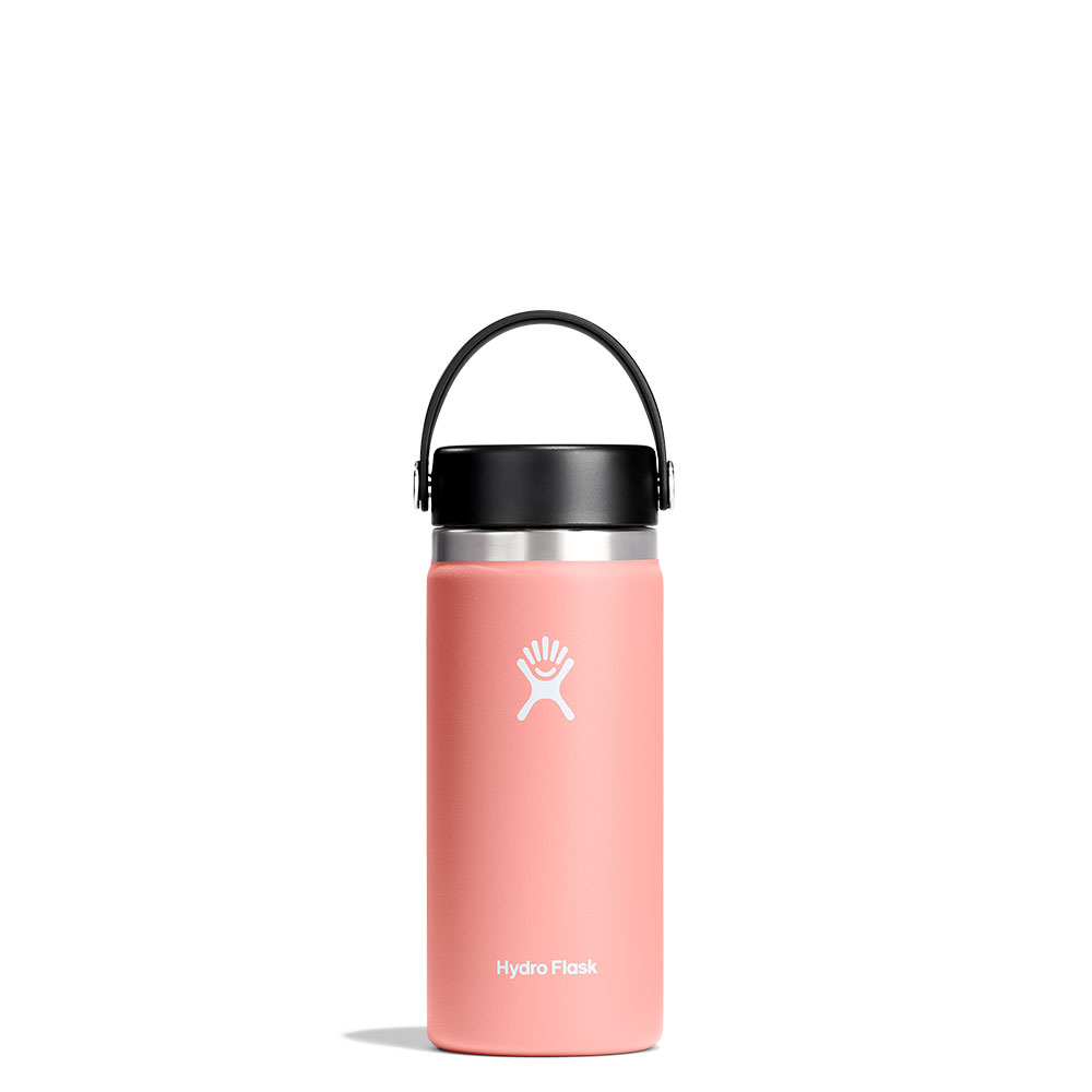 하이드로 플라스크 16온즈 473ml 와이드 플렉스캡 그레이프프루트 핑크 - 상품 이미지
