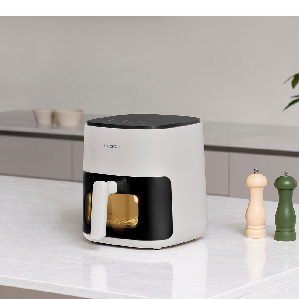 쿠쿠 미식 컬렉션 투명도어 에어프라이어 (5L, 화이트) CAF-J0510EW