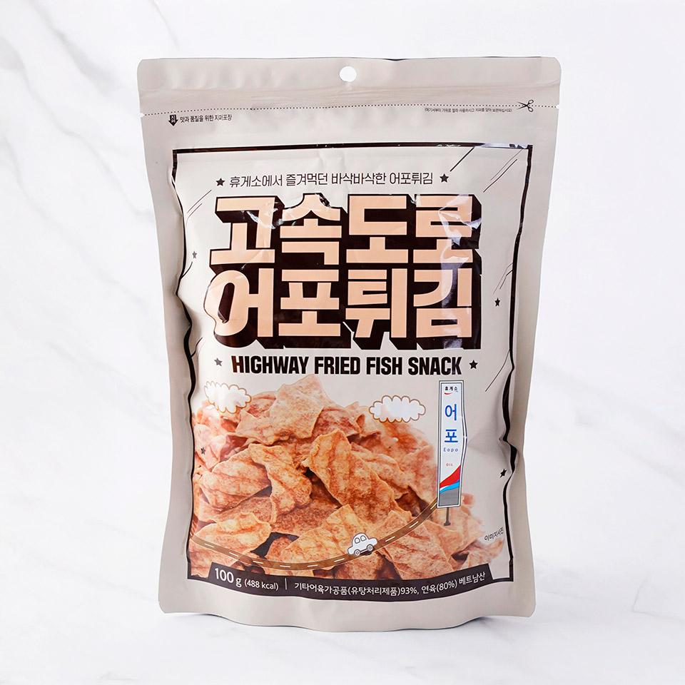 메가마트 고속도로 어포튀김 100g - 상품 이미지