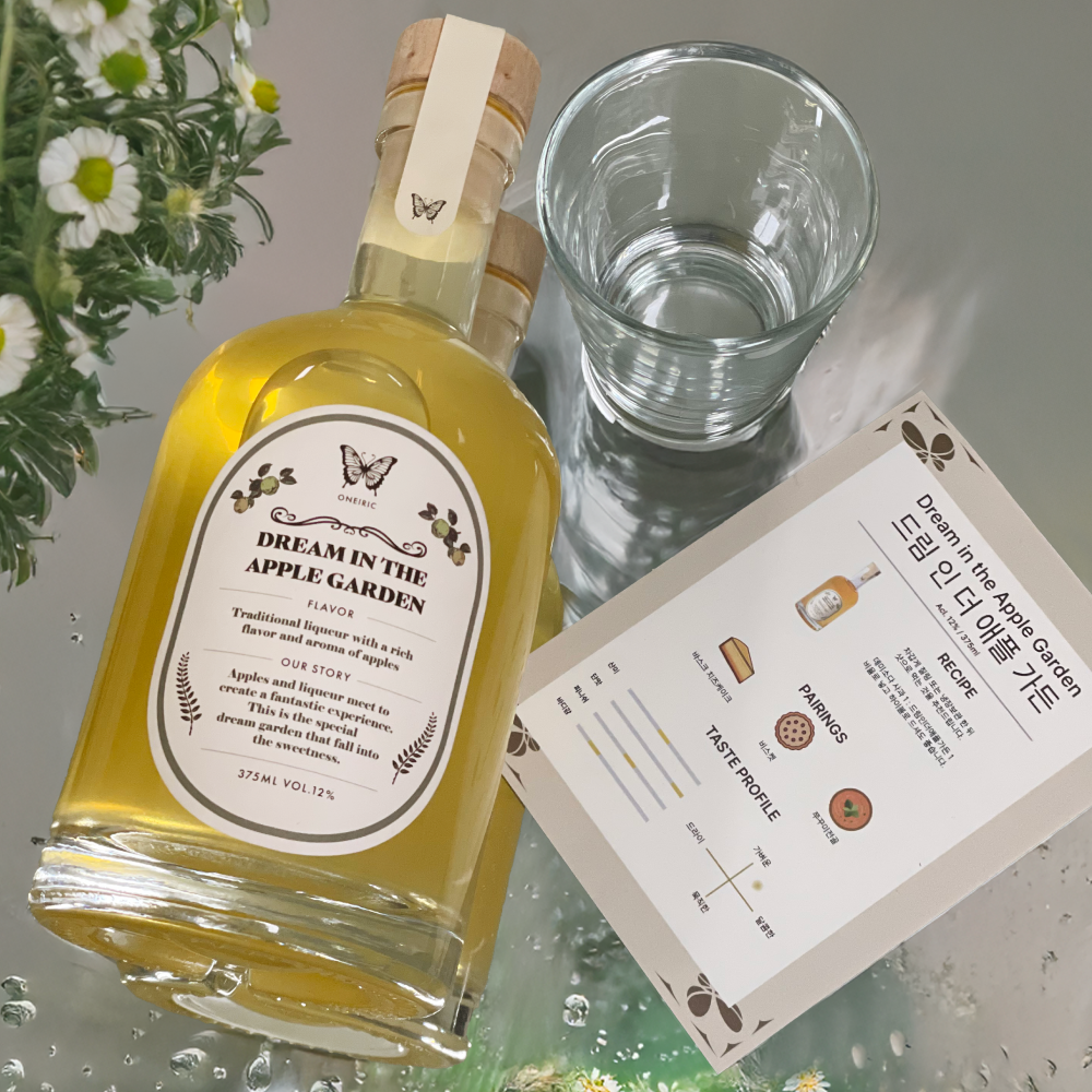 한국술 몽환주 가든더블세트 전통주 술 선물 리큐르 하이볼 12도 375ml - 상세 이미지 5