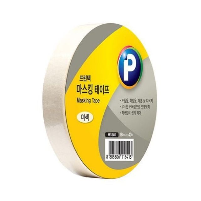 M1840 마스킹테이프 미색 18 /40m 단품 - 상품 이미지