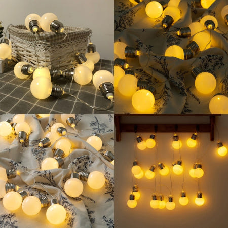 Zhenjiang Kimtex Industrial Inc(주)Tree 따뜻한잡화점 20구 LED 앵두 가랜드 전구 2m USB 감성 캠핑조명 전구