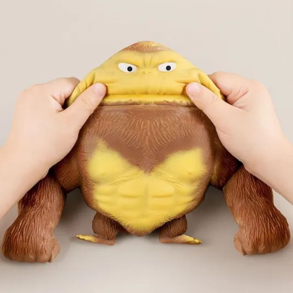 빌리네집 고릴라말랑이 인형 스트레스볼 해소 15cm 쭉쭉이 줘패인형 이미지 6