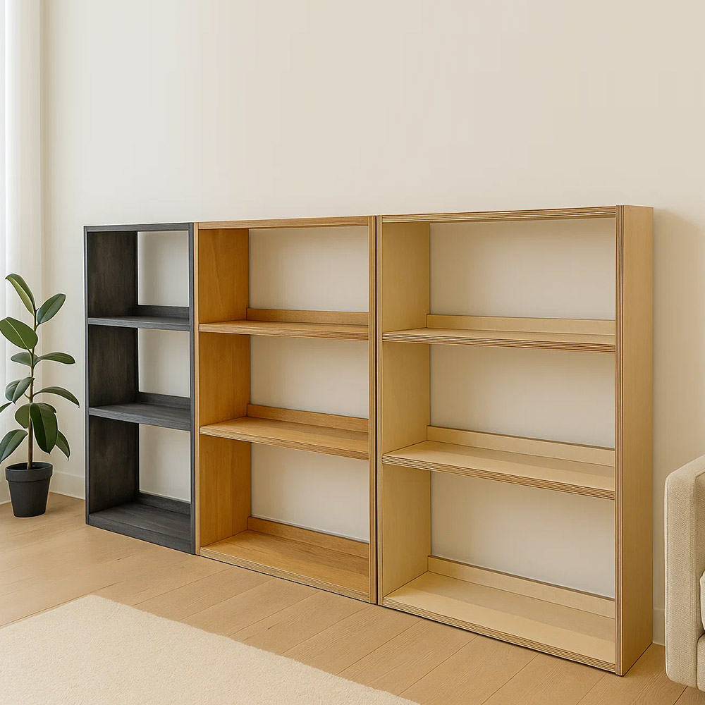 만화책장 원목 쇼파옆 침대옆 미니 만화책 낮은 책장 자작나무 3단