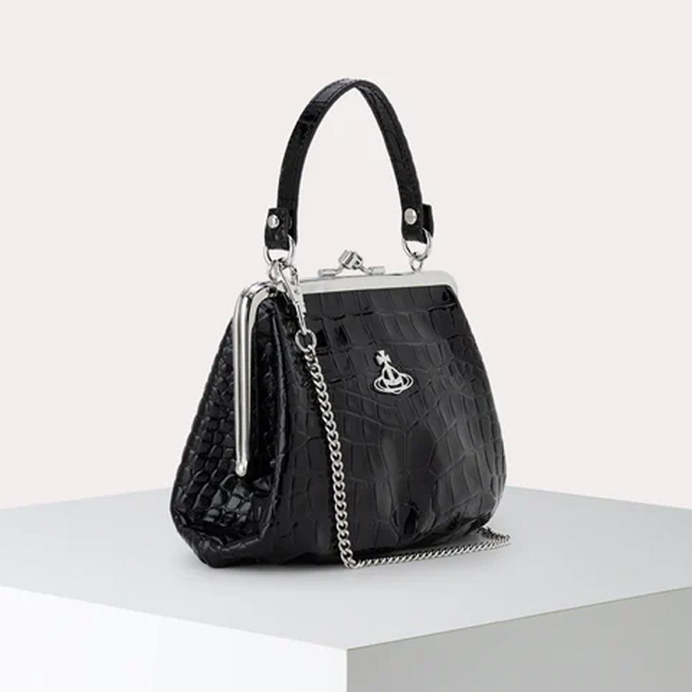 비비안웨스트우드 가방 EMBOSS CROC LEATHER GRANNY 1220952410 - 상세 이미지 2