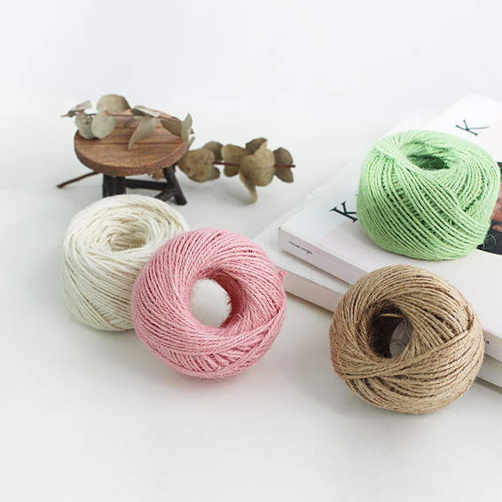 선물 포장 마끈 공예 diy 황마끈 2mm(60m) 다양한 컬러 - 상세 이미지 3