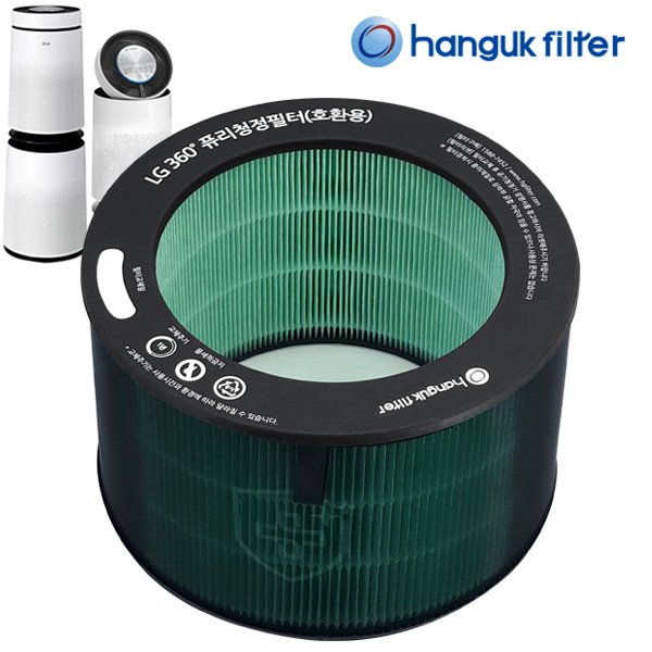 [호환]한국필터 엘지 공기청정기 필터 퓨리케어 360 V펫 G펫 필터 헤파 AS181DAW