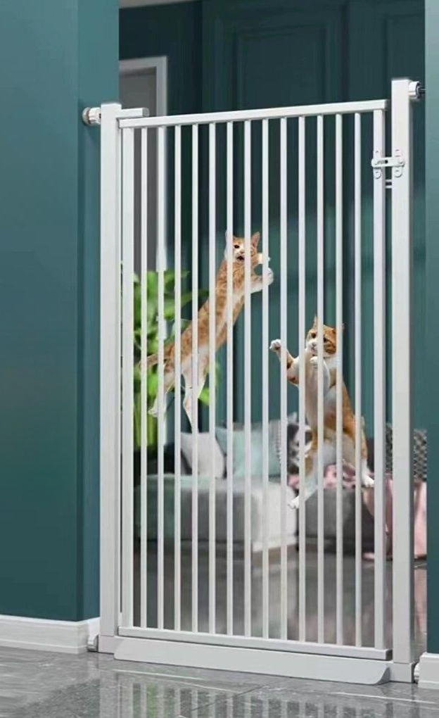 방묘문 안전문 고양이 애견 세이펫 아토주 현관 강아지울타리 펫도어 강아지펜스 높이 100cm 너비 221-230cm - 상품 이미지