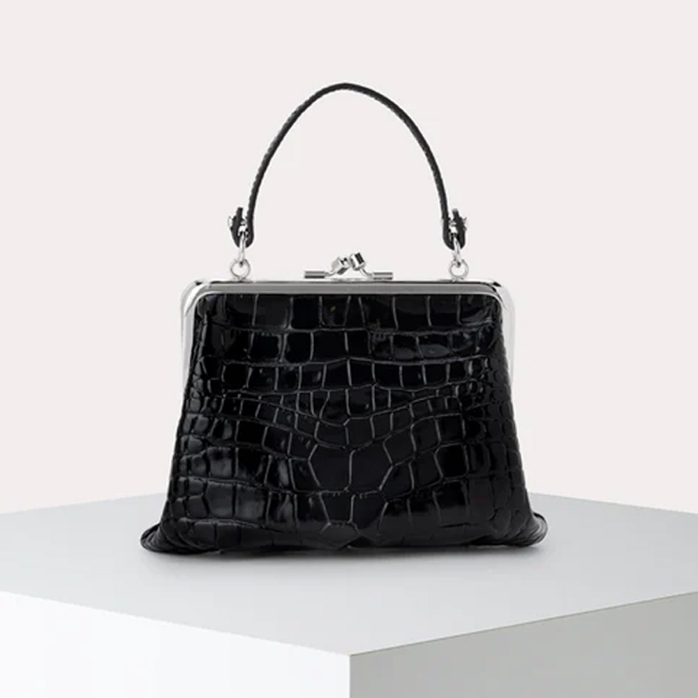 비비안웨스트우드 가방 EMBOSS CROC LEATHER GRANNY 1220952410 - 상세 이미지 3