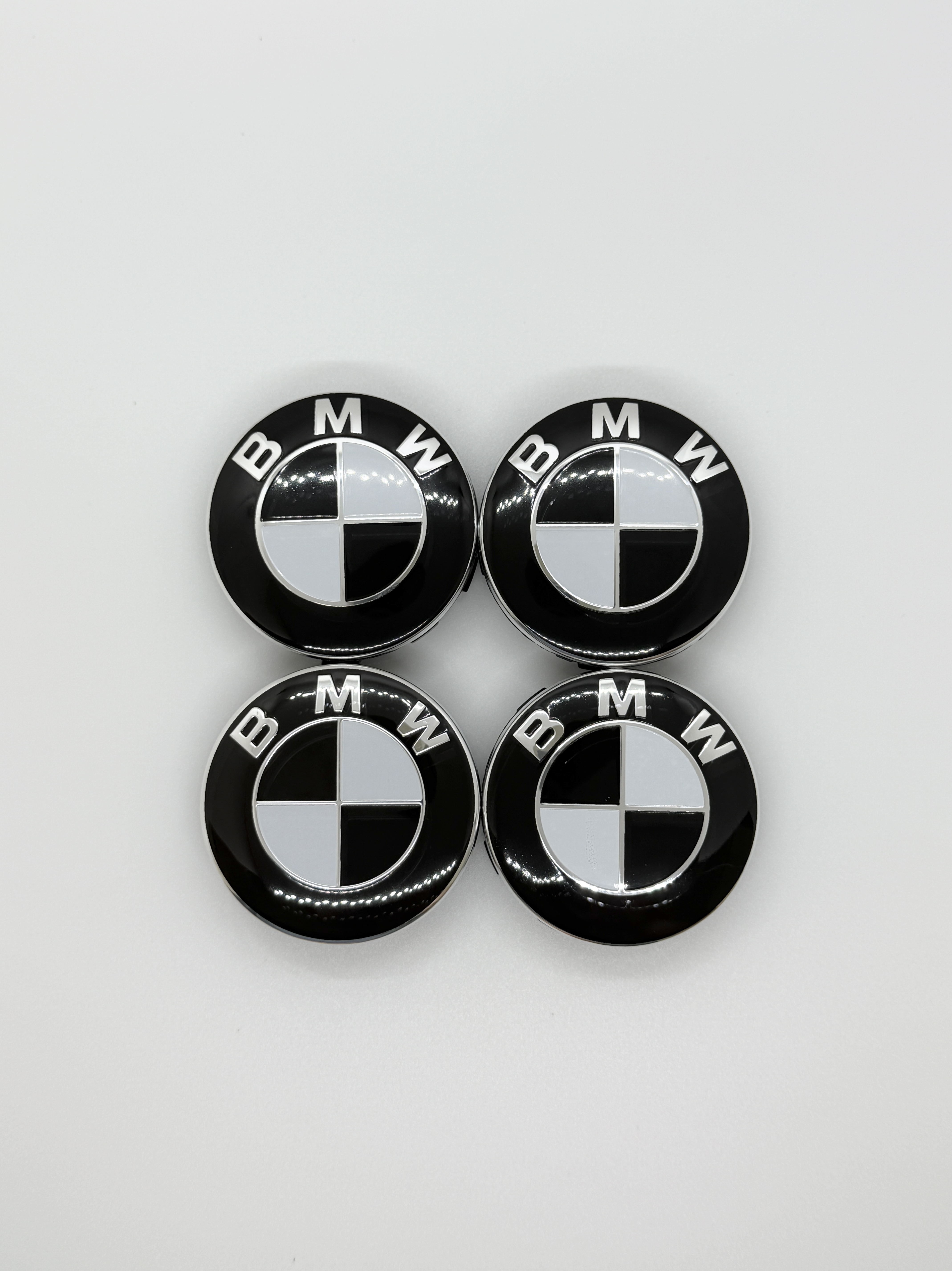 BMW 블랙 로고 휠캡 56mm 68mm [1대분 4개세트] (36136783536, 36136850834) - 상세 이미지 3