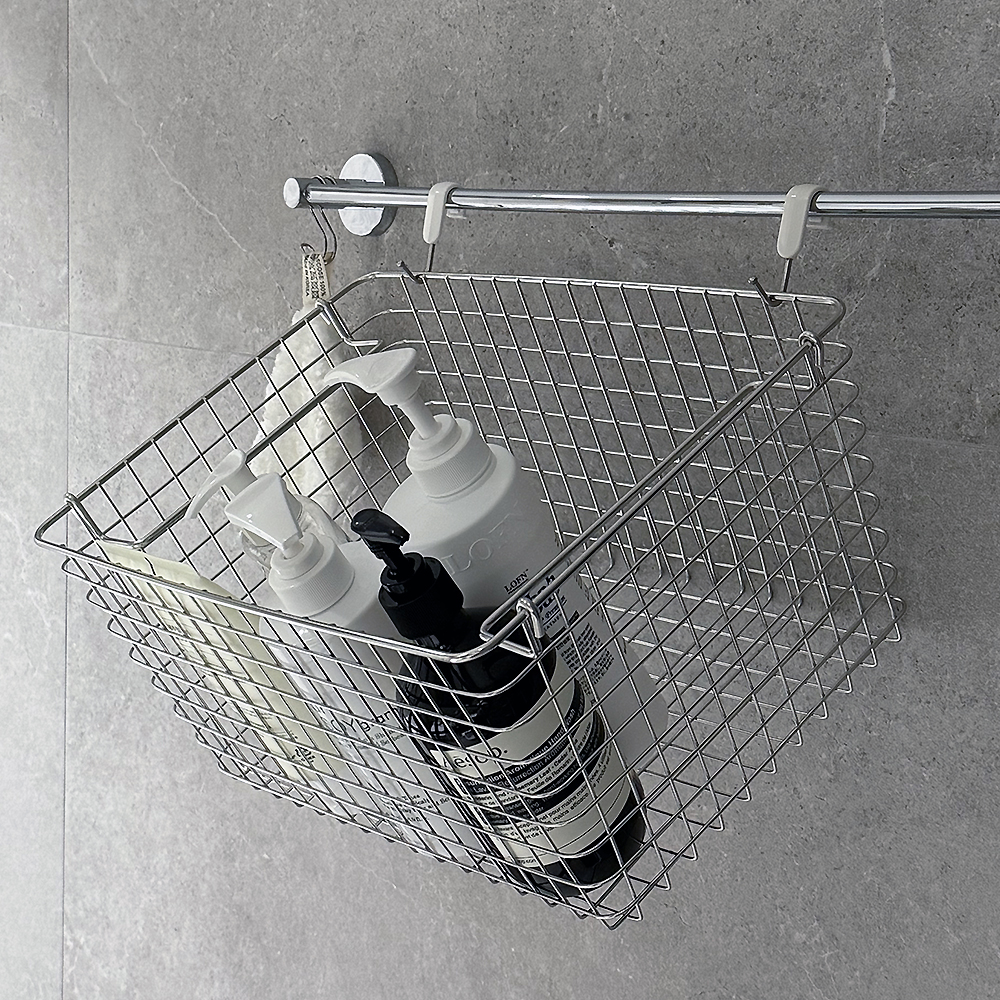 심플팩토리 스텐 바구니 철제 와이어 바스켓 네트망 철망 트레이 L