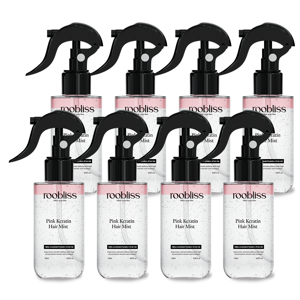 단백질 헤어미스트 노워시 케라틴 트리트먼트 퍼퓸미스트 로즈에이드, 120ml, 8개