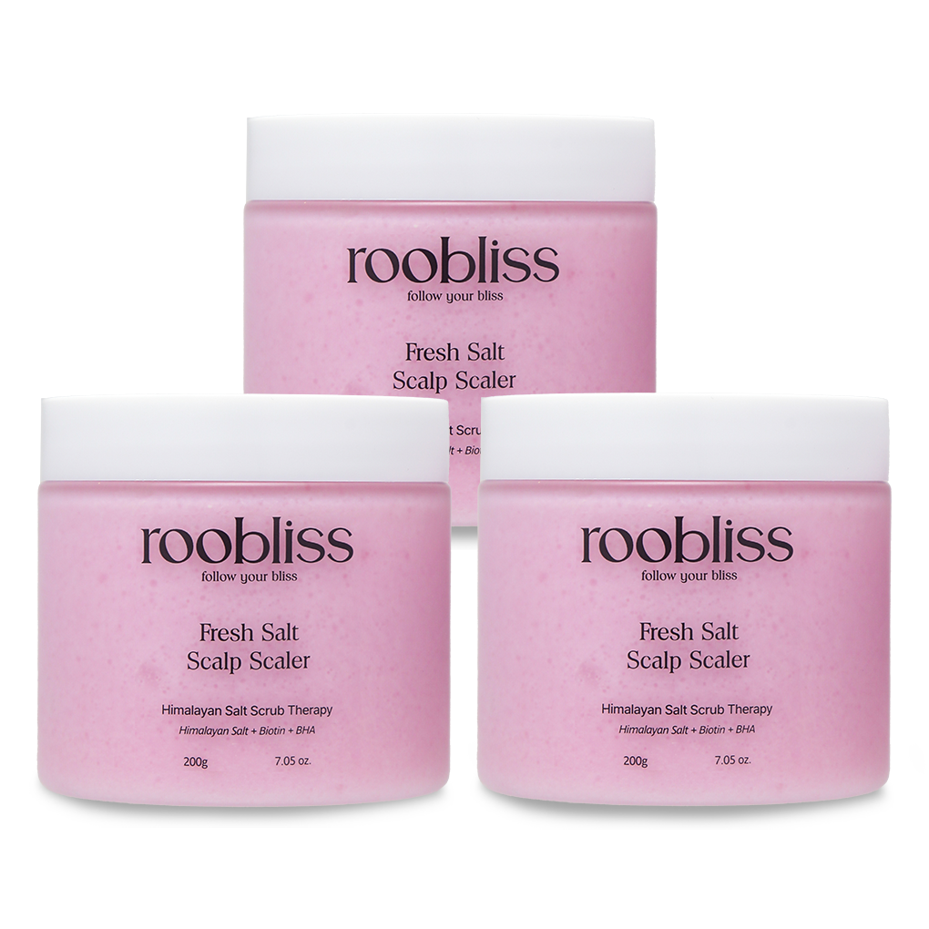 핑크솔트 두피 스케일러 스케일링 쿨링 스크럽 히말라야, 200ml, 3개