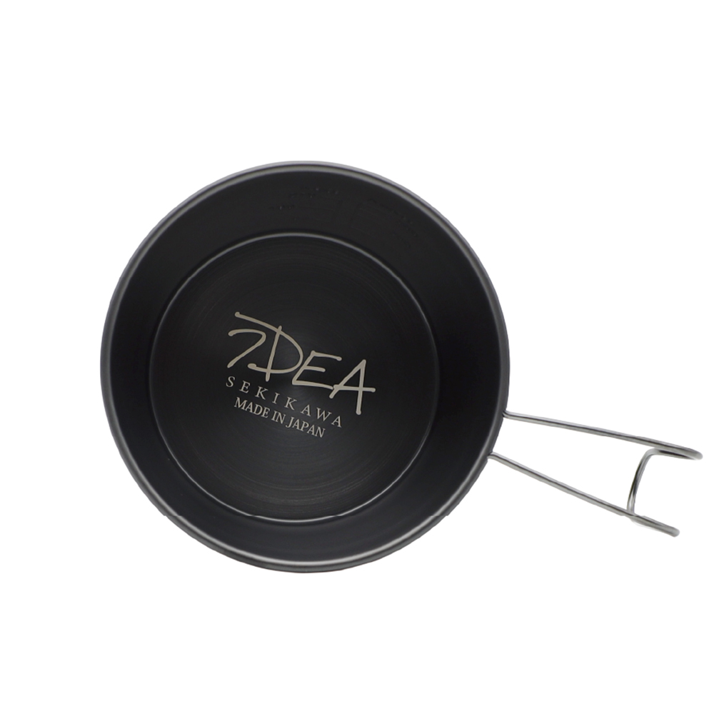 아이디어 세키카와 시에라 컵 캠핑 머그 480ml, 블랙