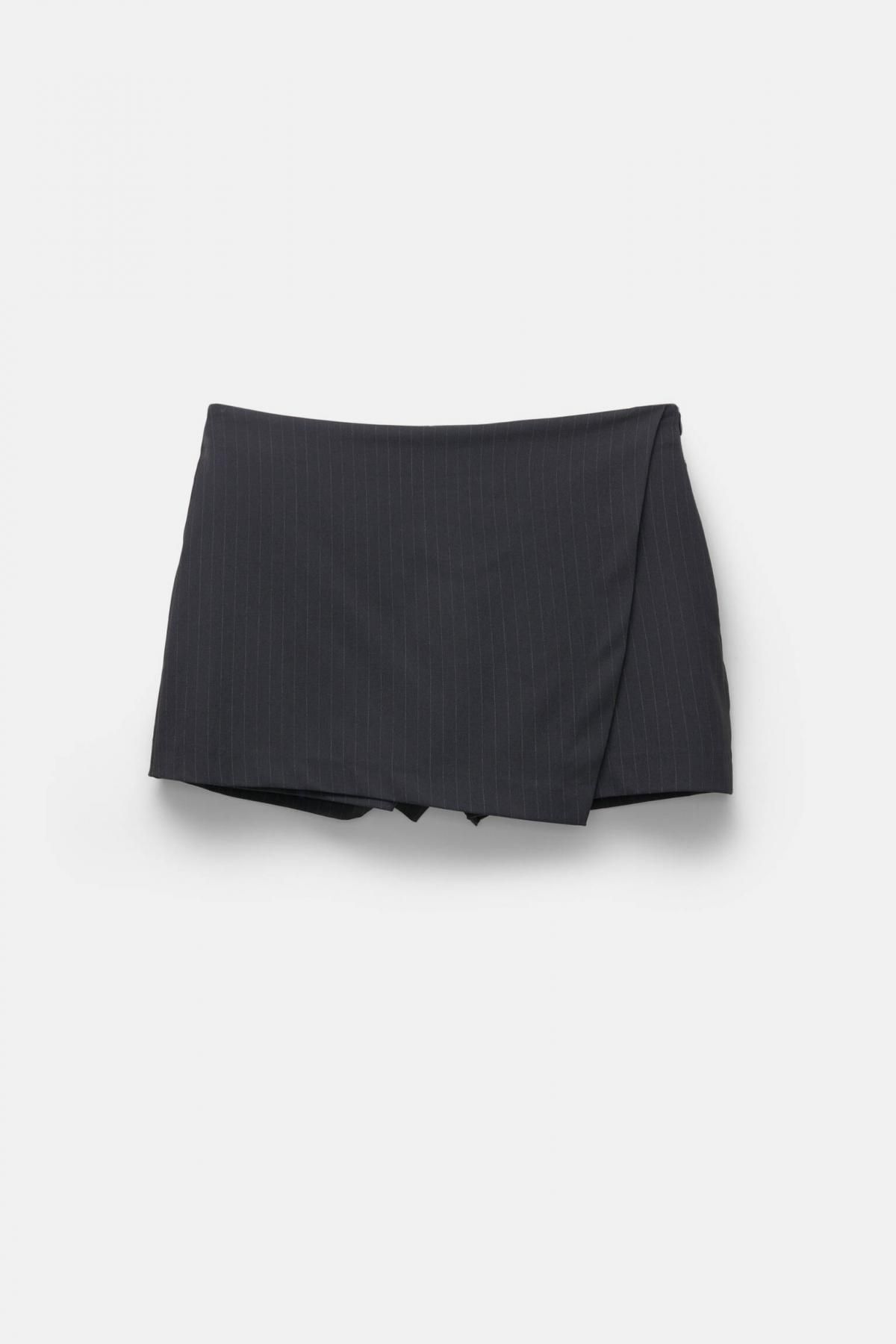 풀앤베어 미니멀 랩 스커트 팬츠 7696/348 STRIPED - 상품 이미지