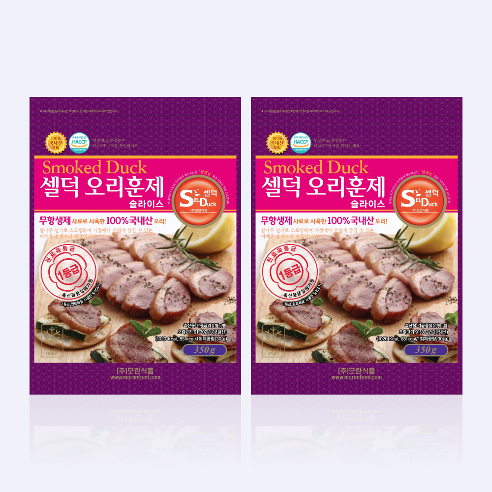 셀덕 오리훈제 슬라이스 350g - 2팩 (총700g) - 상세 이미지 2