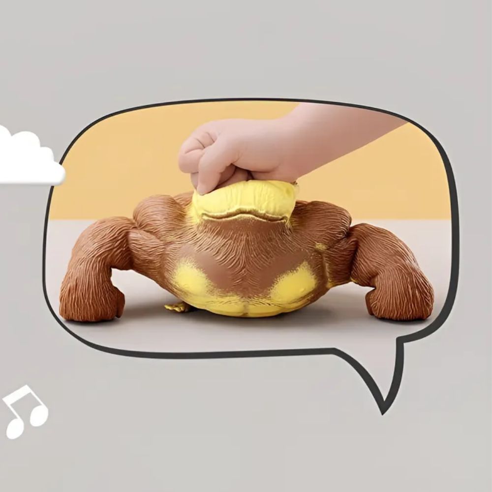 빌리네집 고릴라말랑이 인형 스트레스볼 해소 15cm 쭉쭉이 줘패인형 - 상세 이미지 2