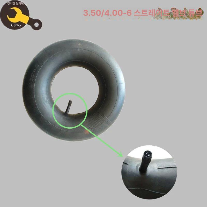 경운기 타이어 관리기 바퀴 차륜 농업용 농기구 트랙터 3.50 4.00-6 곡구멍 내관 2개 - 상세 이미지 4